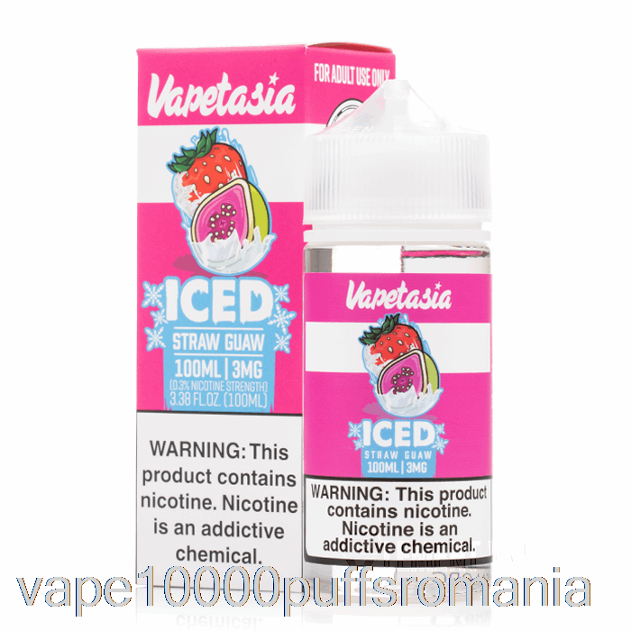 Vape Romania Iced Straw Guaw - Vapetasia - 100ml 3mg